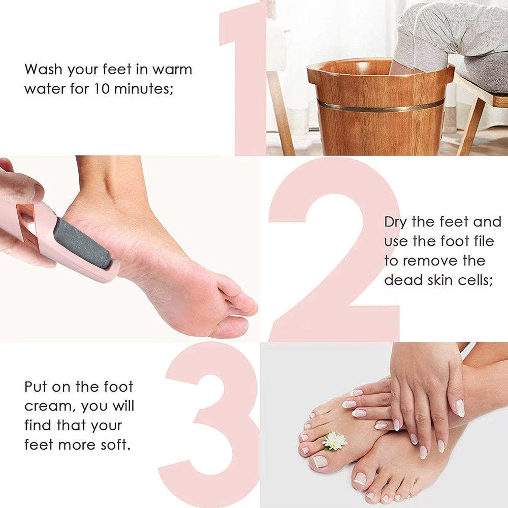 Rechargeable Electric Callus Remover Cordless Women Men Electronic Foot File Removes Dry Coarse Skin Calluses on Heels Sale