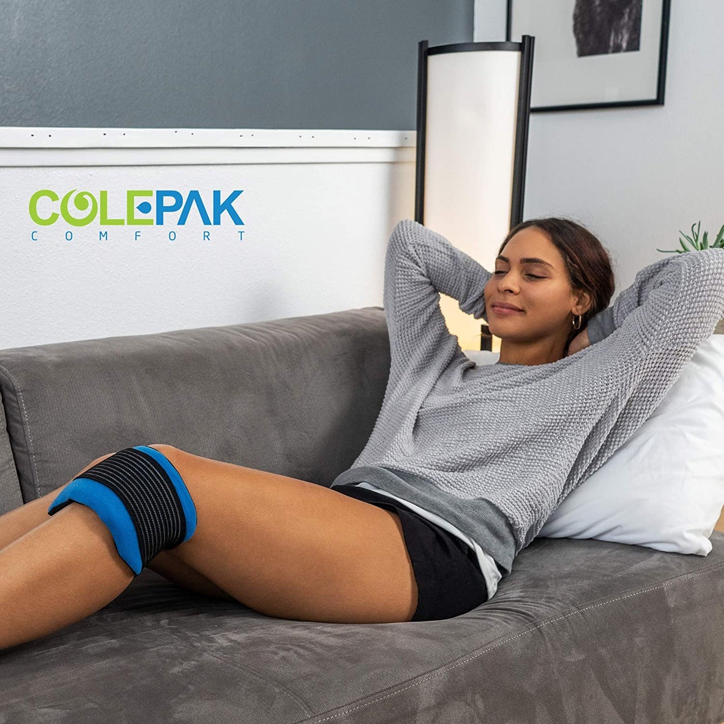 Reusable Hot & Cold Gel Ice Packs for Pain Relief and Swelling - 4 Piece Set for Joint and Muscle Soreness (Knees, Back, Shoulder, Foot)